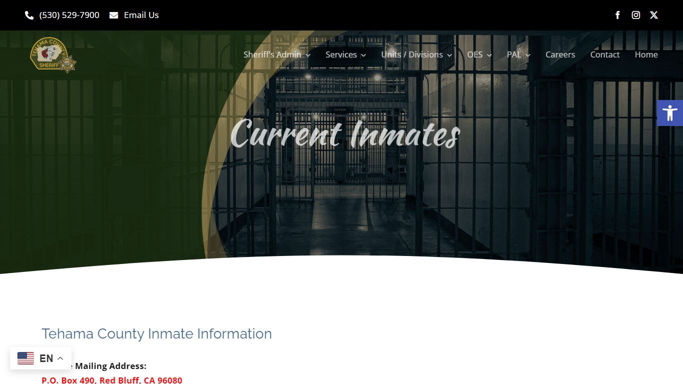 Tehama County Inmates - Jail Division - Tehama County Sheriff’s Office